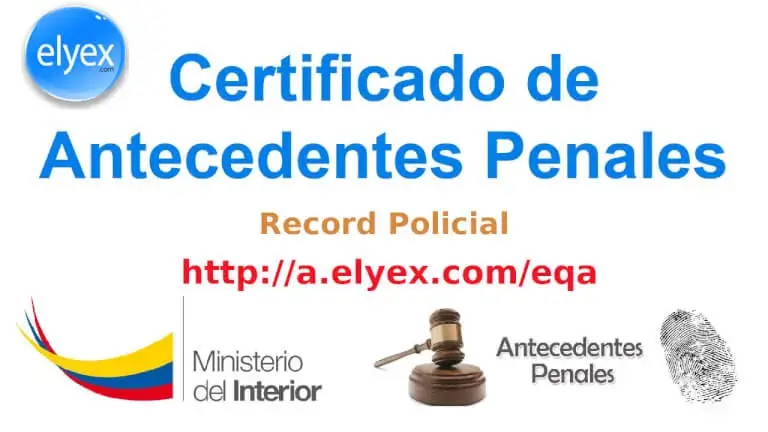 Imprimir Record Policial Certificado Antecedentes Penales Ministerio Interior