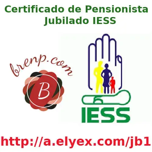 Certificado Pensionista Jubilado IESS ecu11 ecuador