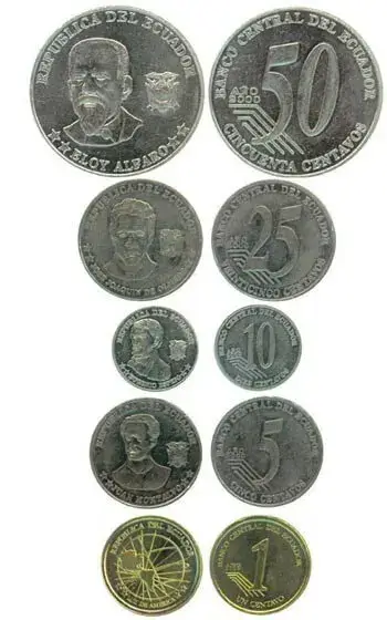 monedas billetes historia ecuador