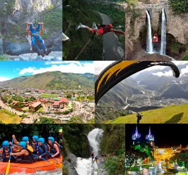 Lugares Turísticos del Ecuador -Baños de Agua Santa