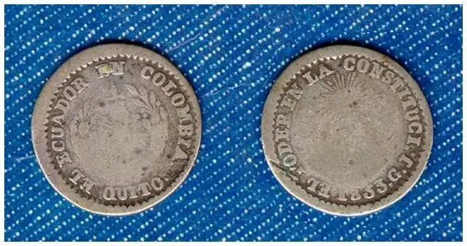 Monedas y billetes del Ecuador - Real Audiencia de Quito a la Gran Colombia