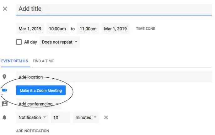 Sincroniza las reuniones con Google Calendar