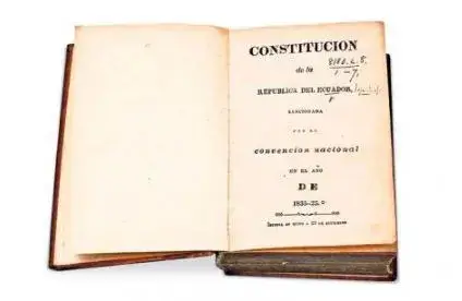 Todas las Constituciones del Ecuador - Segunda Constitución del Ecuador, o Constitución de 1835.