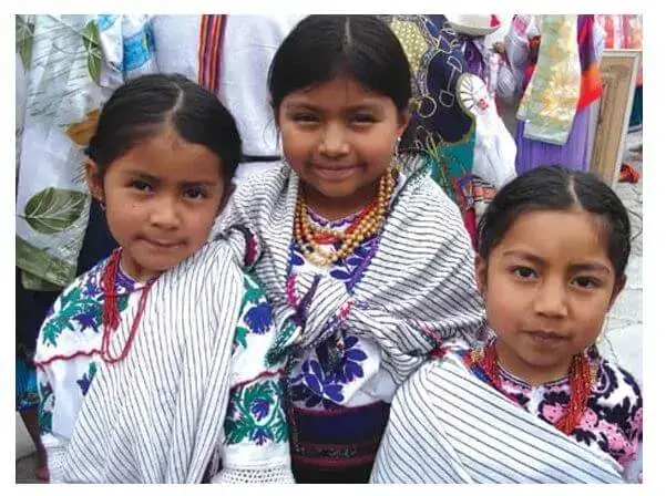 Vestimenta de la Sierra ecuatoriana del pueblo Quitu Cara