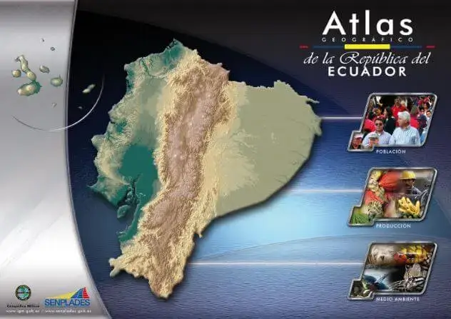 atlas geográfico república ecuador