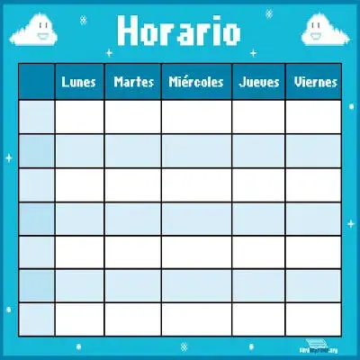 horario imprimir