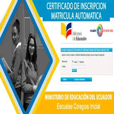 matricula automatica ministerio eduacion ecuador