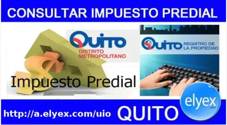 Consultar impuesto predial Quito Imprimir donde pagar