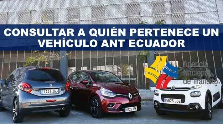 Consultar a quién Pertenece un Vehículo ANT Ecuador