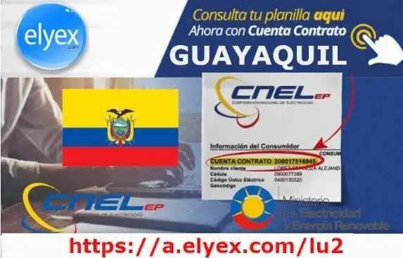 Consultar planilla de luz CNEL Guayas Guayaquil Ecuador