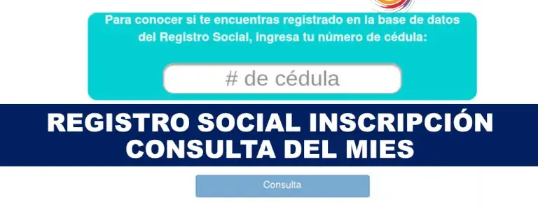 registro social inscripción