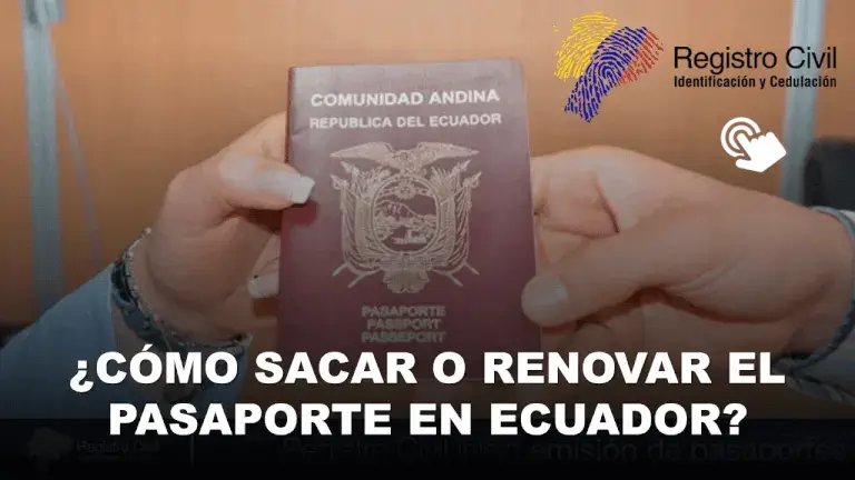 cómo sacar pasaporte en ecuador
