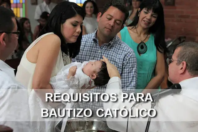 requisitos para bautizar a un niño