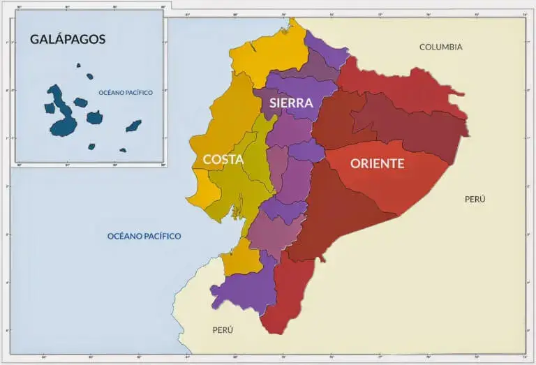 mapa ecuador