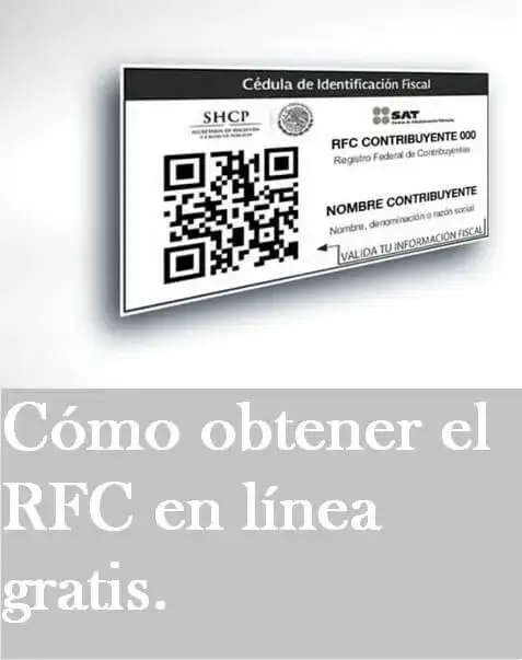 cómo obtener el rfc