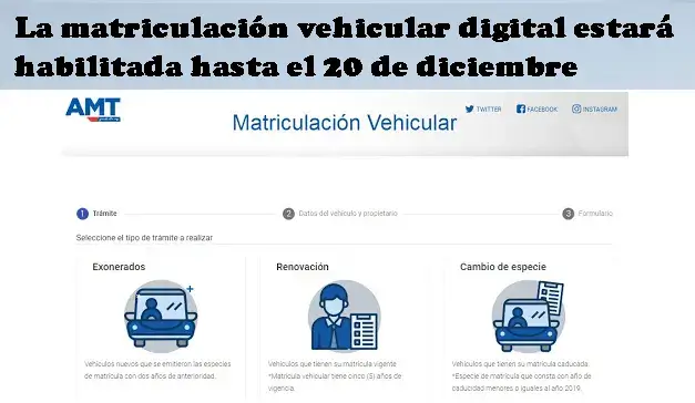 matriculación vehicular digital