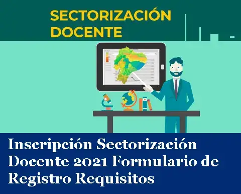 inscripción sectorización docente