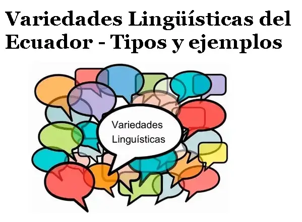 variedades lingüísticas del ecuador