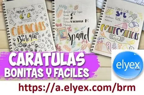 caratulas para cuadernos faciles bonitas