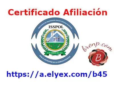 isspol certificado de afiliación