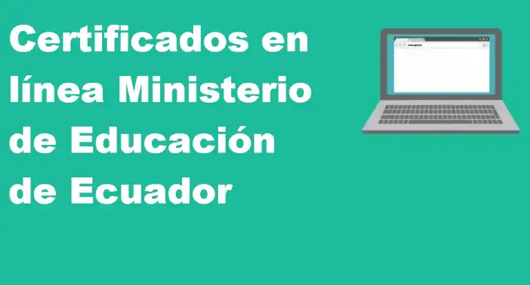 certificados en línea ministerio de educación