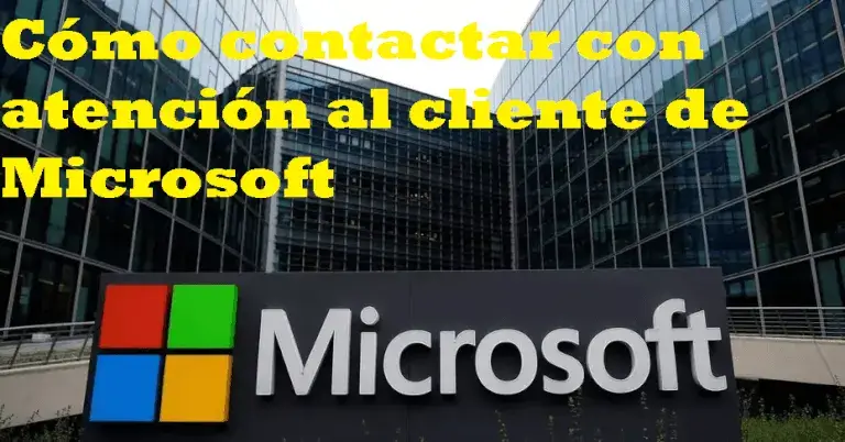 atención al cliente de microsoft