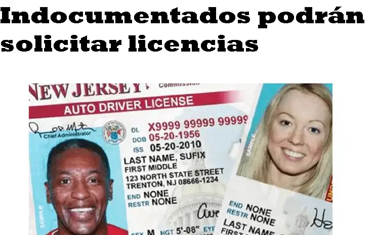 indocumentados podrán solicitar licencias