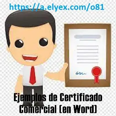 certificado comercial