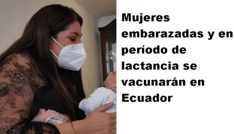 mujeres embarazadas se vacunarán