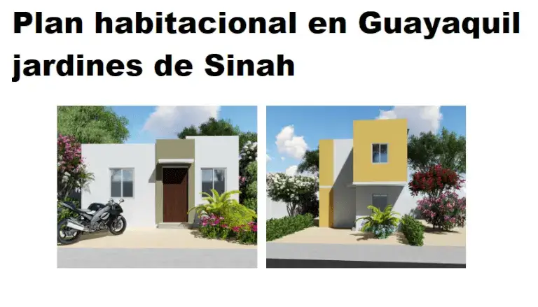 plan habitacional en guayaquil