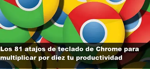 atajos de teclado de chrome