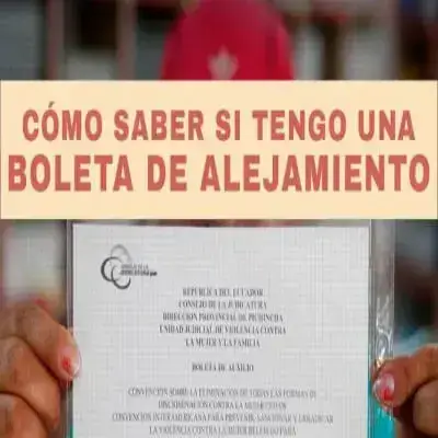 boleta alejamiento