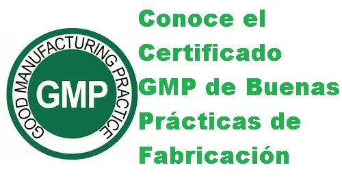 certificado de buenas prácticas de fabricación