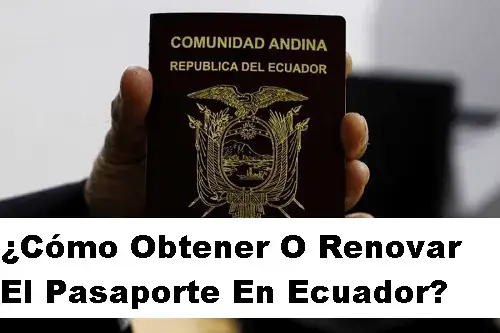 pasaporte en ecuador