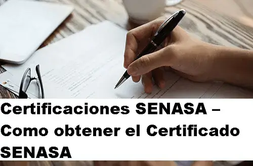 certificaciones senasa