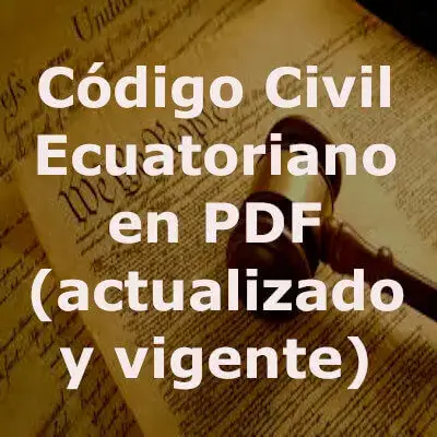 código civil ecuatoriano pdf