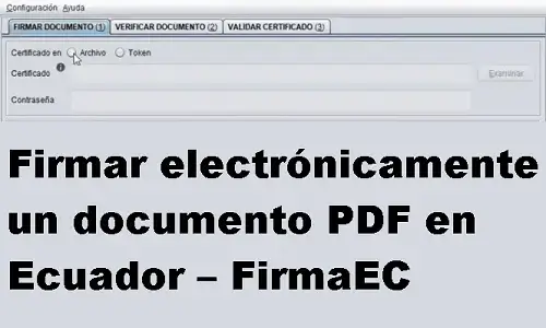 firmar electrónicamente un documento