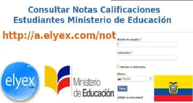 ministerio educación consulta notas calificaciones elyex estudiantes