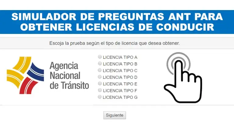 Simulador licencia