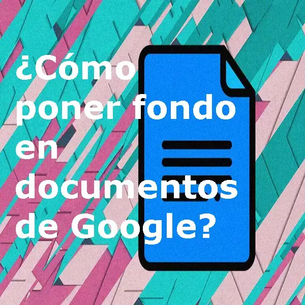 fondo en documentos de google