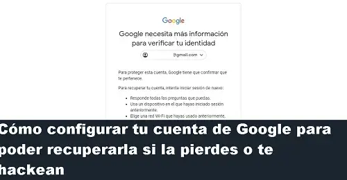 configurar cuenta de google