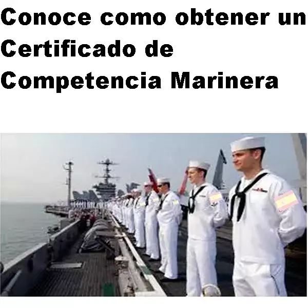 obtener un certificado de competencia marinera