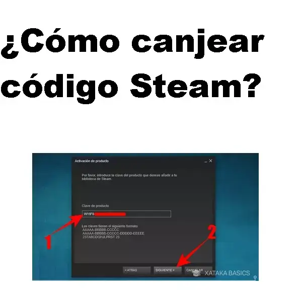canjear código steam
