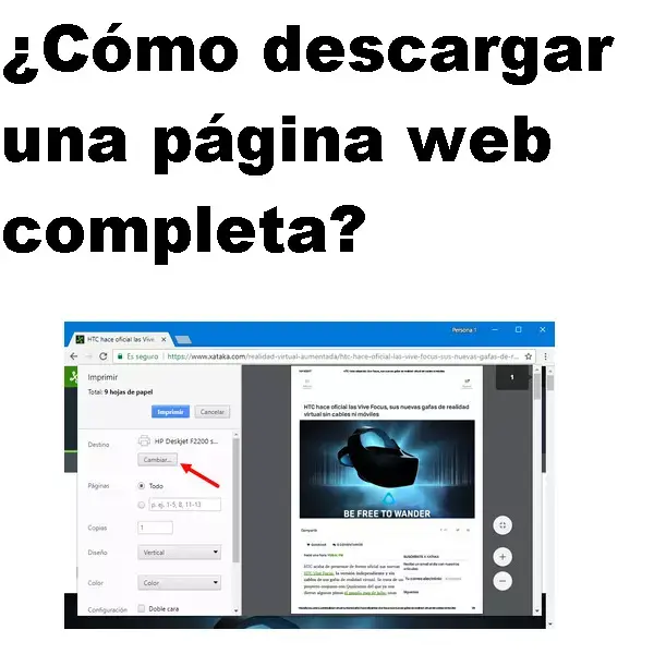 descargar una página web