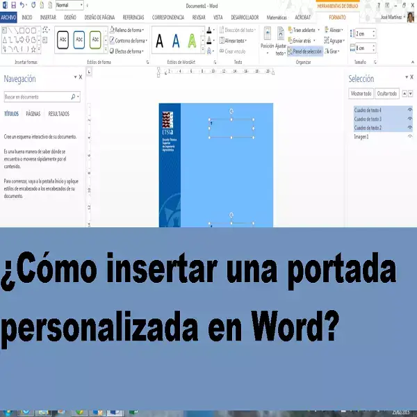 Portada personalizada en Word ¿Cómo hacerlo? 2023