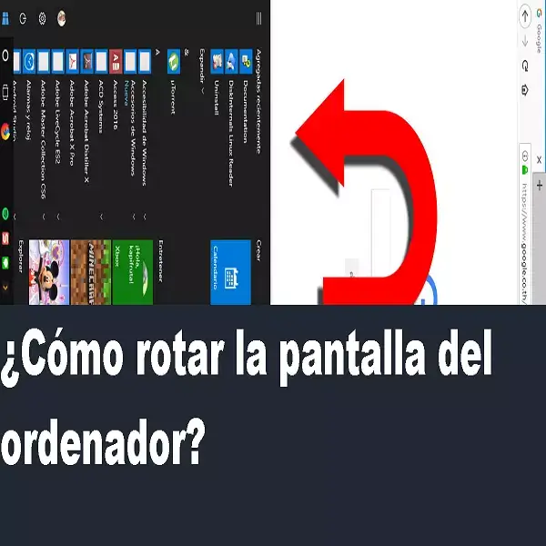 rotar la pantalla