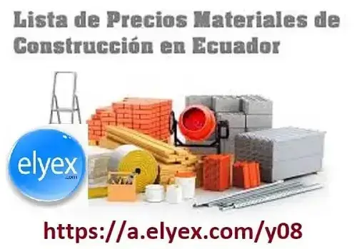 lista precios construcción ecuador