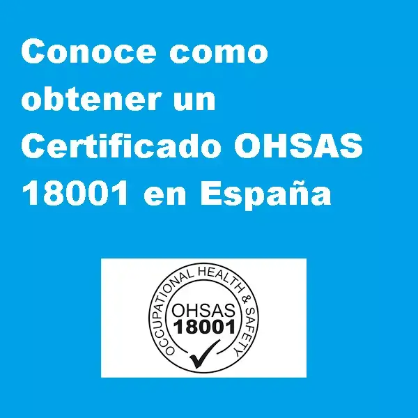 certificado ohsas