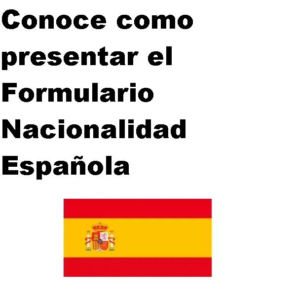 formulario nacionalidad española
