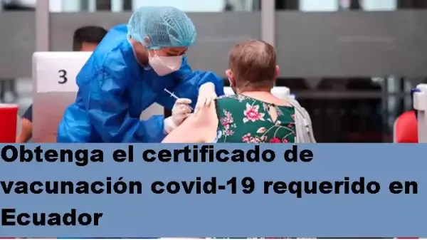 certificado de vacunación covid 19